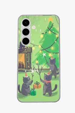 Купить чехол для Samsung S24 с принтом "Christmas"
