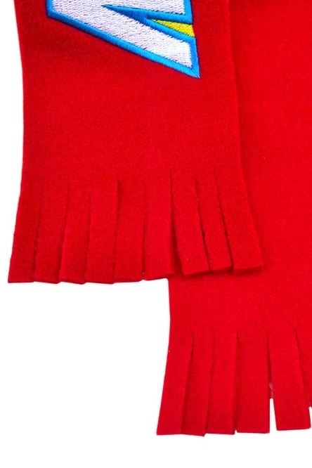 Шарф флисовый однослойный 15х130 см, однотонный "Sun"#6