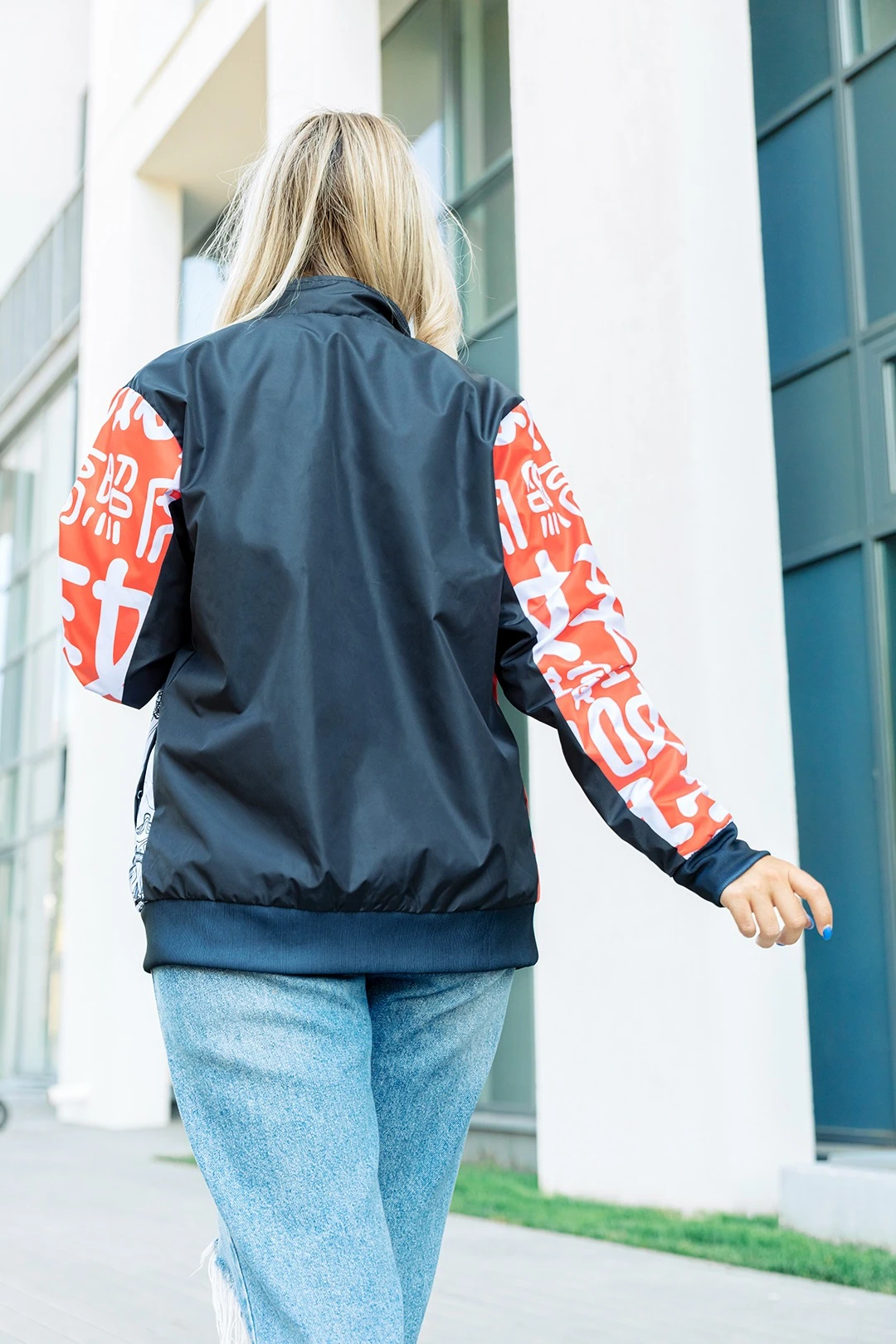 Ветровка Спортинг с двойным воротником унисекс, с полной запечаткой "Kyoto"#2