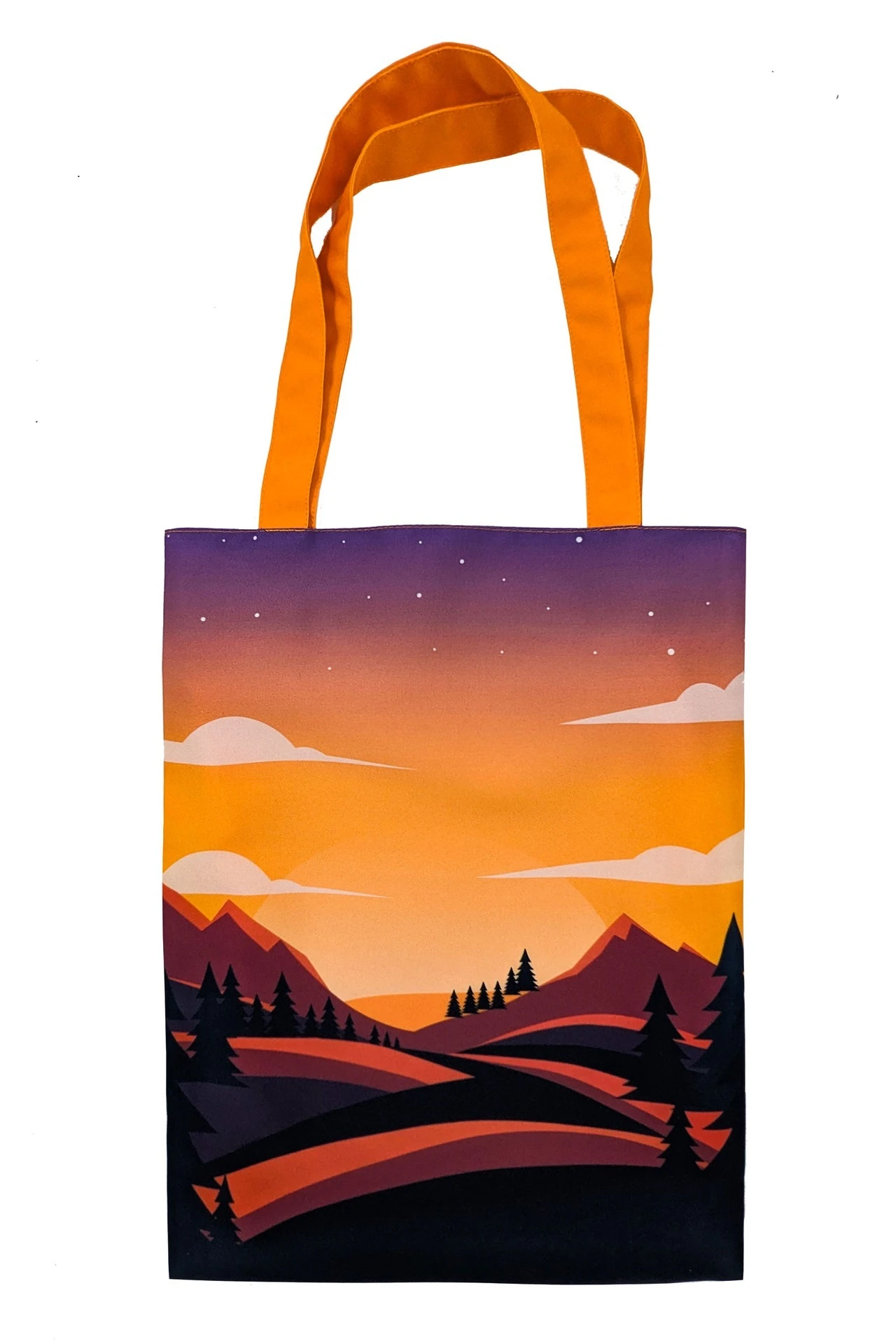 Сумка Универсал из габардина 30х40 см, с печатью