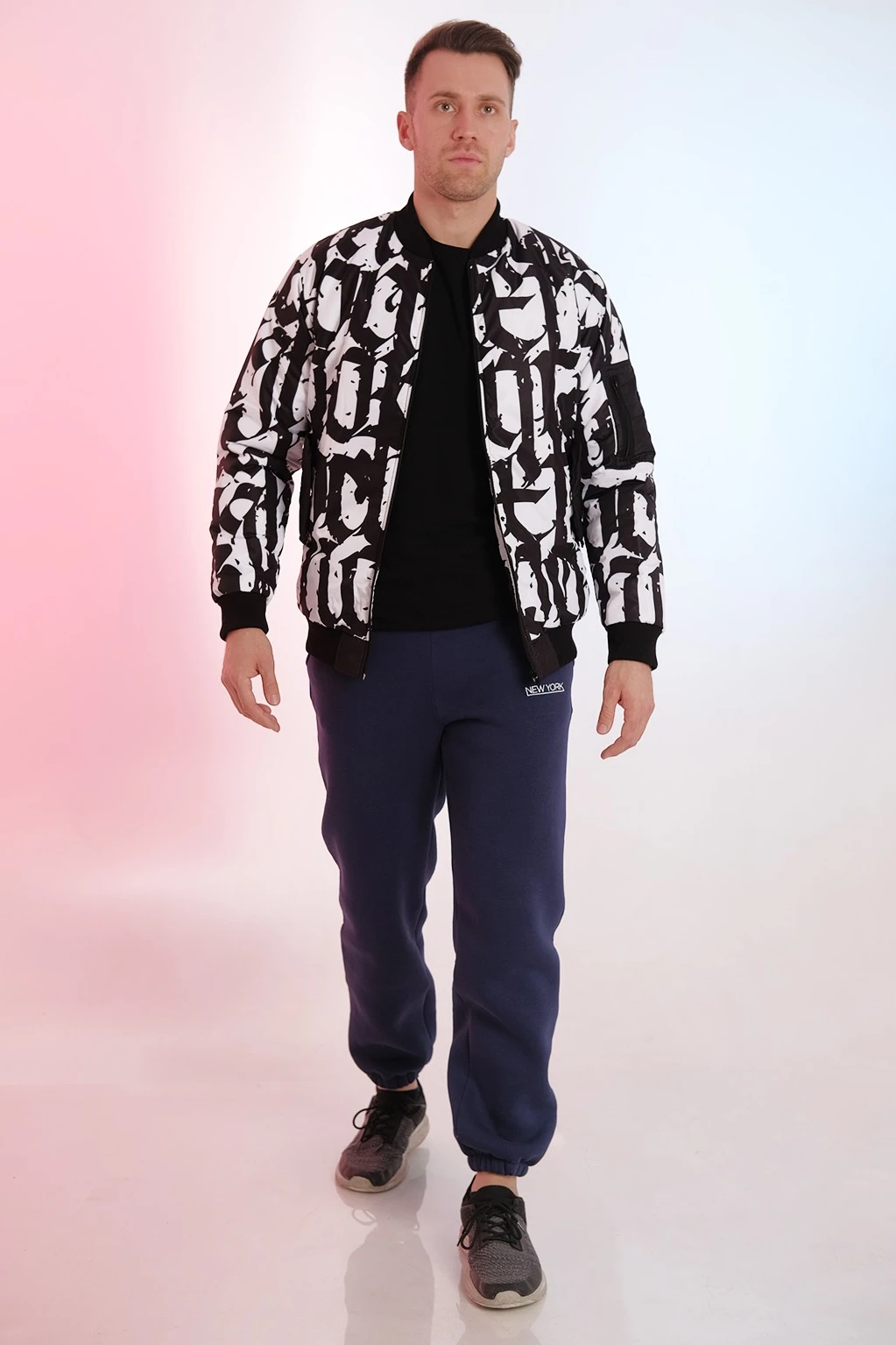 Купить куртку-бомбер Форд  унисекс с полной запечаткой