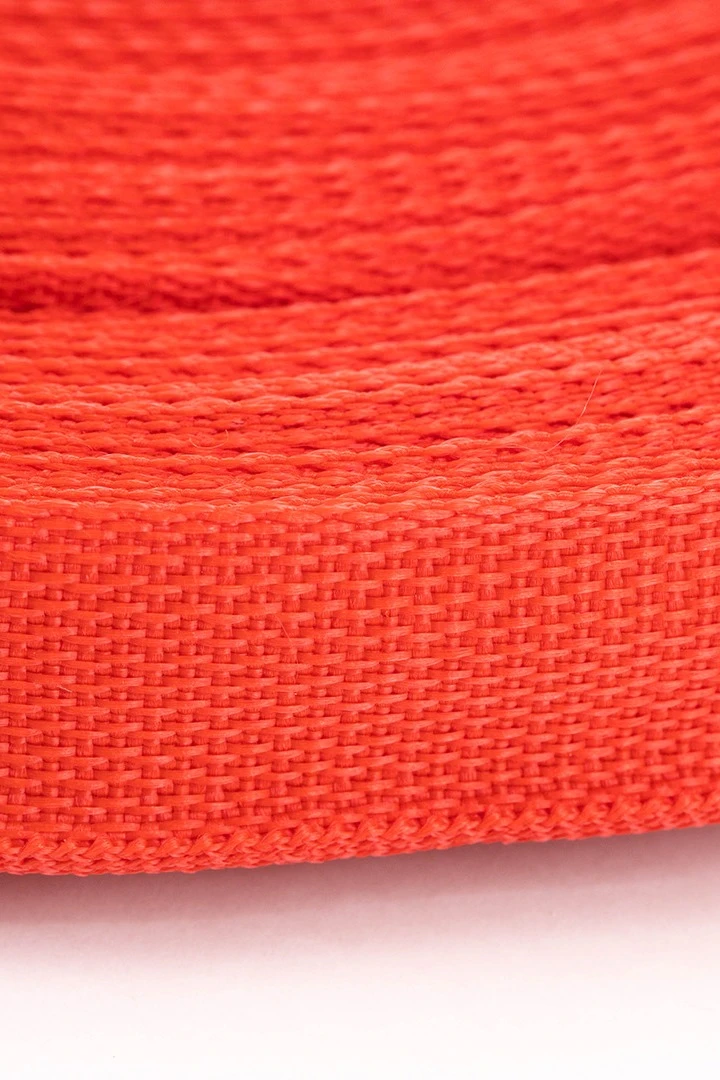 Лента ременная ширина 3 см, oднотонная красная#3