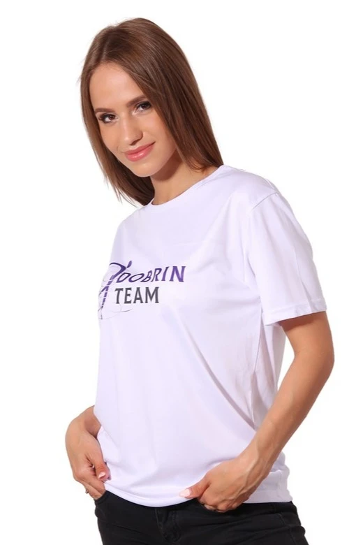 Купить футболку Астер унисекс, однотонную "DOBRIN TEAM"