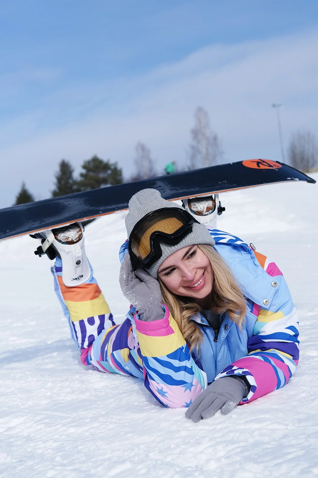 Куртка Вест с капюшоном на синтепоне унисекс, с полной запечаткой "North Star"#2