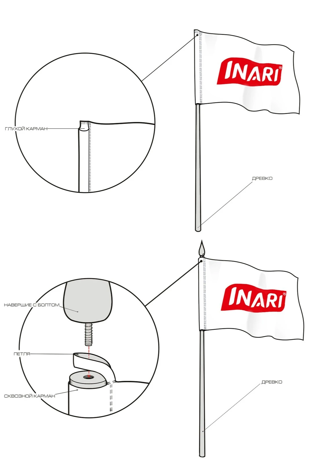 Подставка металлическая с основанием Диск 1 шток 2,25 м#6