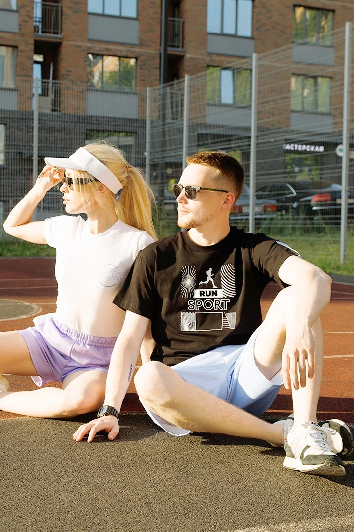 Футболка Степ О-ворот унисекс однотонная (хлопок)#5