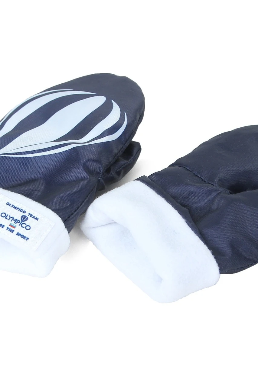 Варежки утепленные двухслойные взрослые, с полной запечаткой "Olympico"#2 Варежки утепленные двухслойные взрослые, с полной запечаткой "Olympico"#2