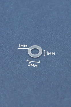 Купить кольцо силиконовое 5х1х1 мм