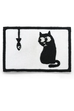 Купить шеврон Прямоугольник с вышивкой 3х5 см