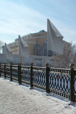 Купить Флаг расцвечивания 90х135 см серый