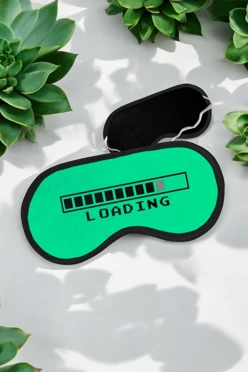 Купить маску для сна с принтом "Loading"