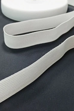 Купить резинку плоскую 100% пэ, 10 мм, белую