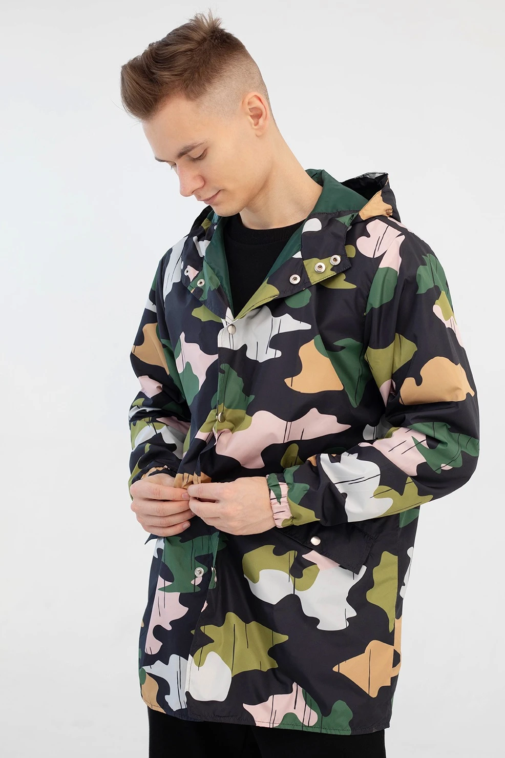 Ветровка Энерджи унисекс с полной запечаткой "Military Go"#2 Ветровка Энерджи унисекс с полной запечаткой "Military Go"#2