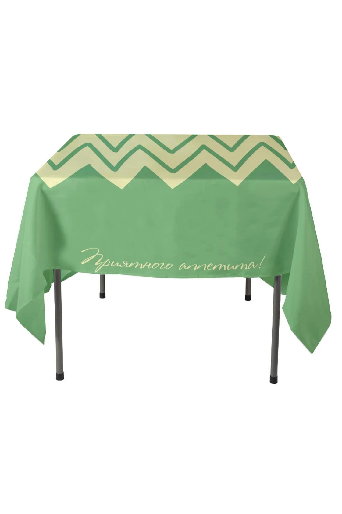 Скатерть квадратная 135х135 см, с полной запечаткой (полиэстер)#4