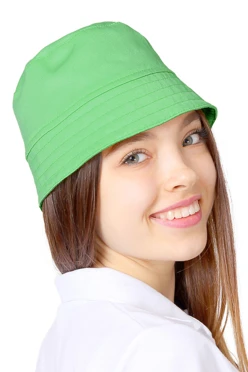 Купить панаму Мальта из греты, зеленое яблоко