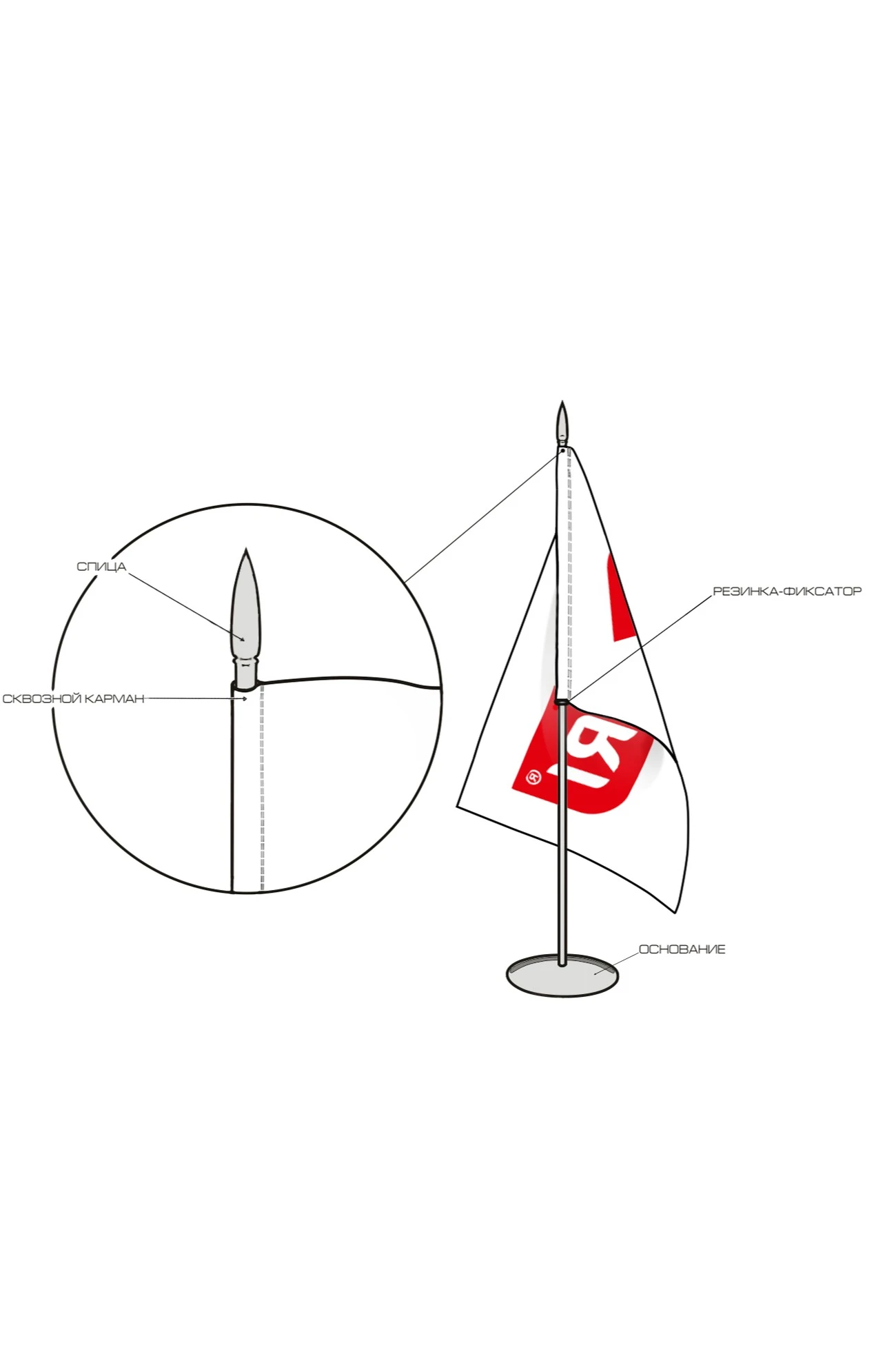 Подставка металлическая (хром. сталь под золото) 1 шток#4
