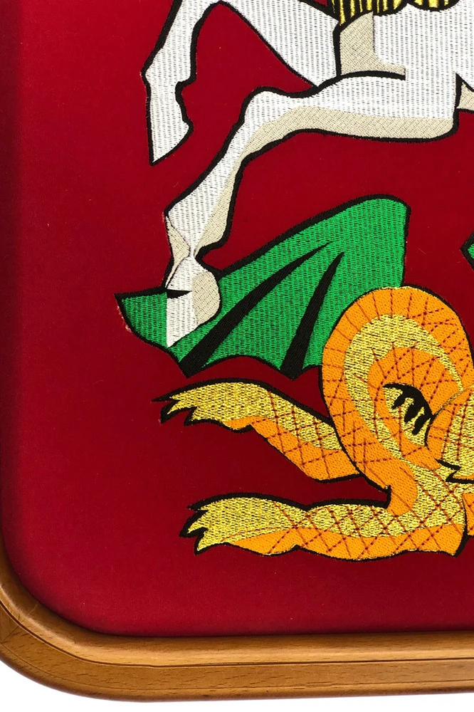 Герб Московской области 53х61 см, вышитый#3