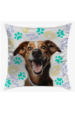 Купить подушку 30х30 см, с принтом "Dog"