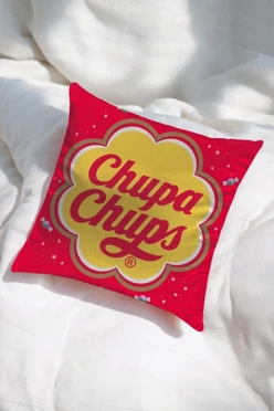 Купить подушку 45х45 см, с принтом "Chupa Chups"