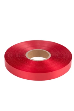 Купить ленту сaтин шириной 15 мм, однотонную красную