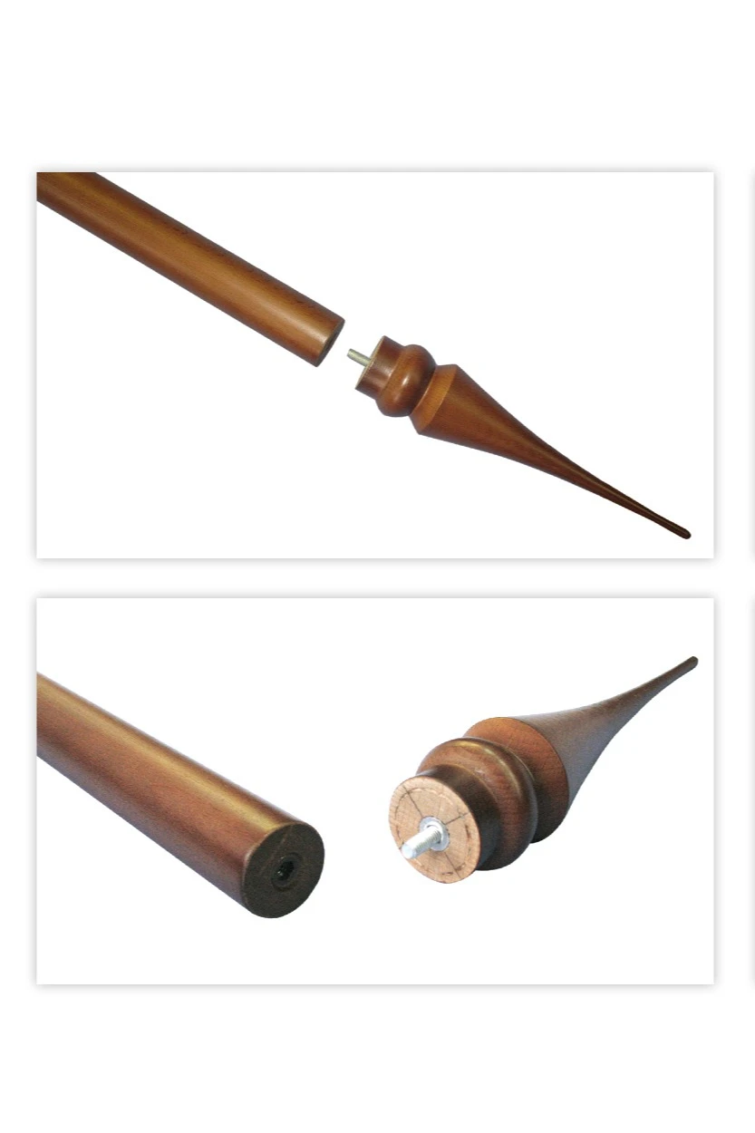 Подставка деревянная с основанием Пирамида (бук) 1 шток 2,2 м#3