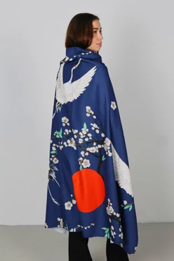 Плед-пончо Полли с полной запечаткой#1