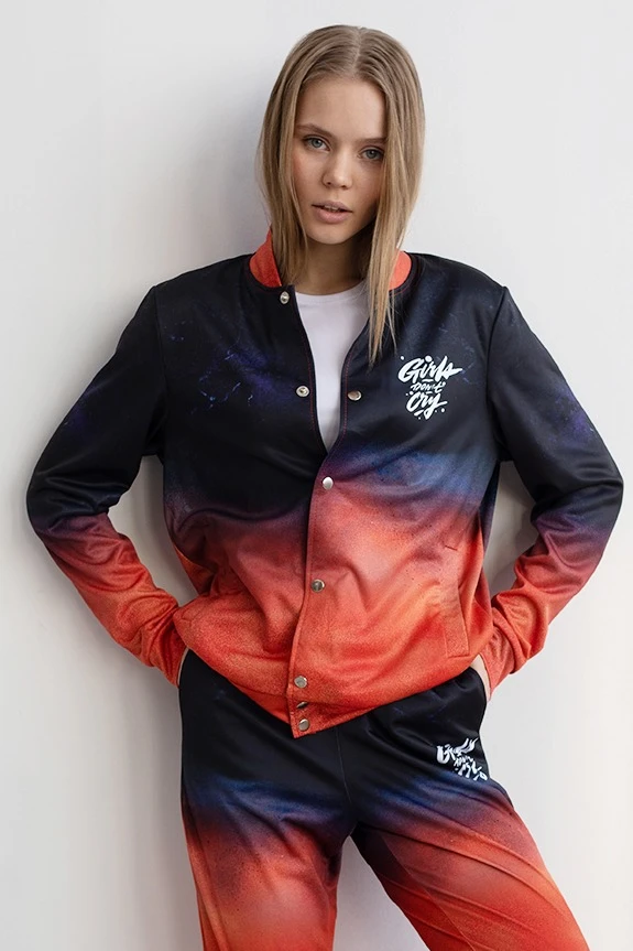 Бомбер Блэйд унисекс из адидаса с полной запечаткой "Quarterback"#1