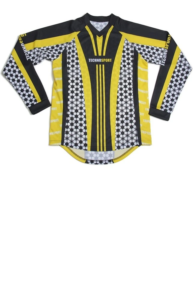 Свитер велосипедный взрослый с полной запечаткой "Techno Sport"#1