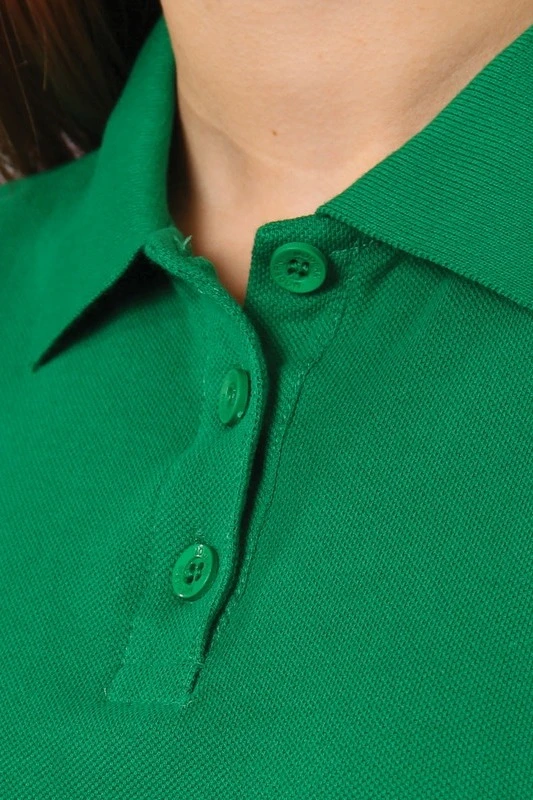 Поло Престиж женская (Modern) зелёная (хлопок)#2