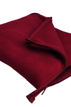 Купить Плед Трансформер флисовый 155х200 см бордовый