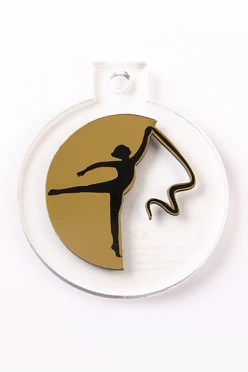 Медаль из акрила АК7012 Круг 70 мм с гравировкой#1