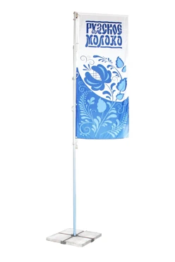 Арендовать мобильный флагшток 3 м из алюминия