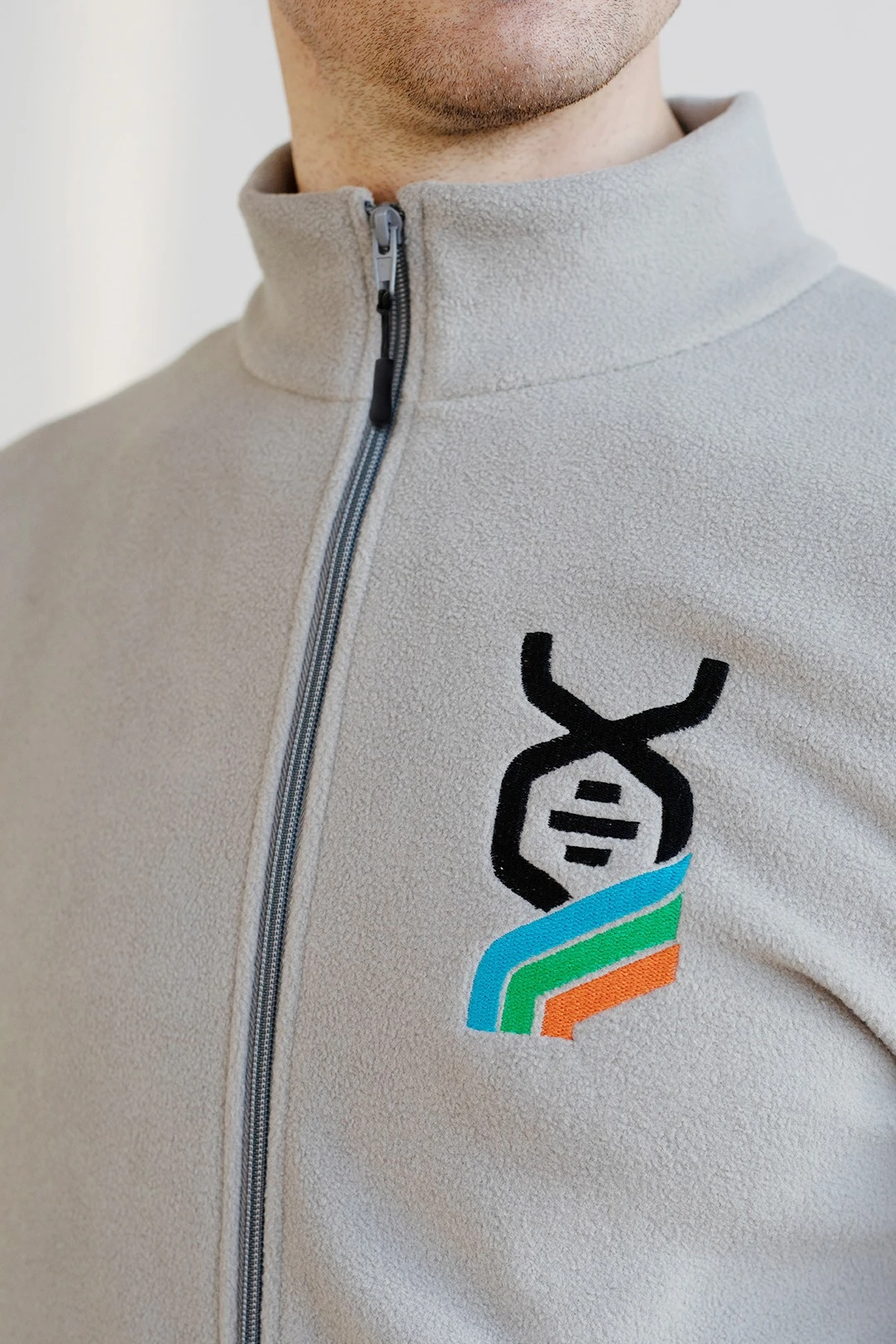 Толстовка Харисон флисовая без капюшона унисекс, однотонная#4