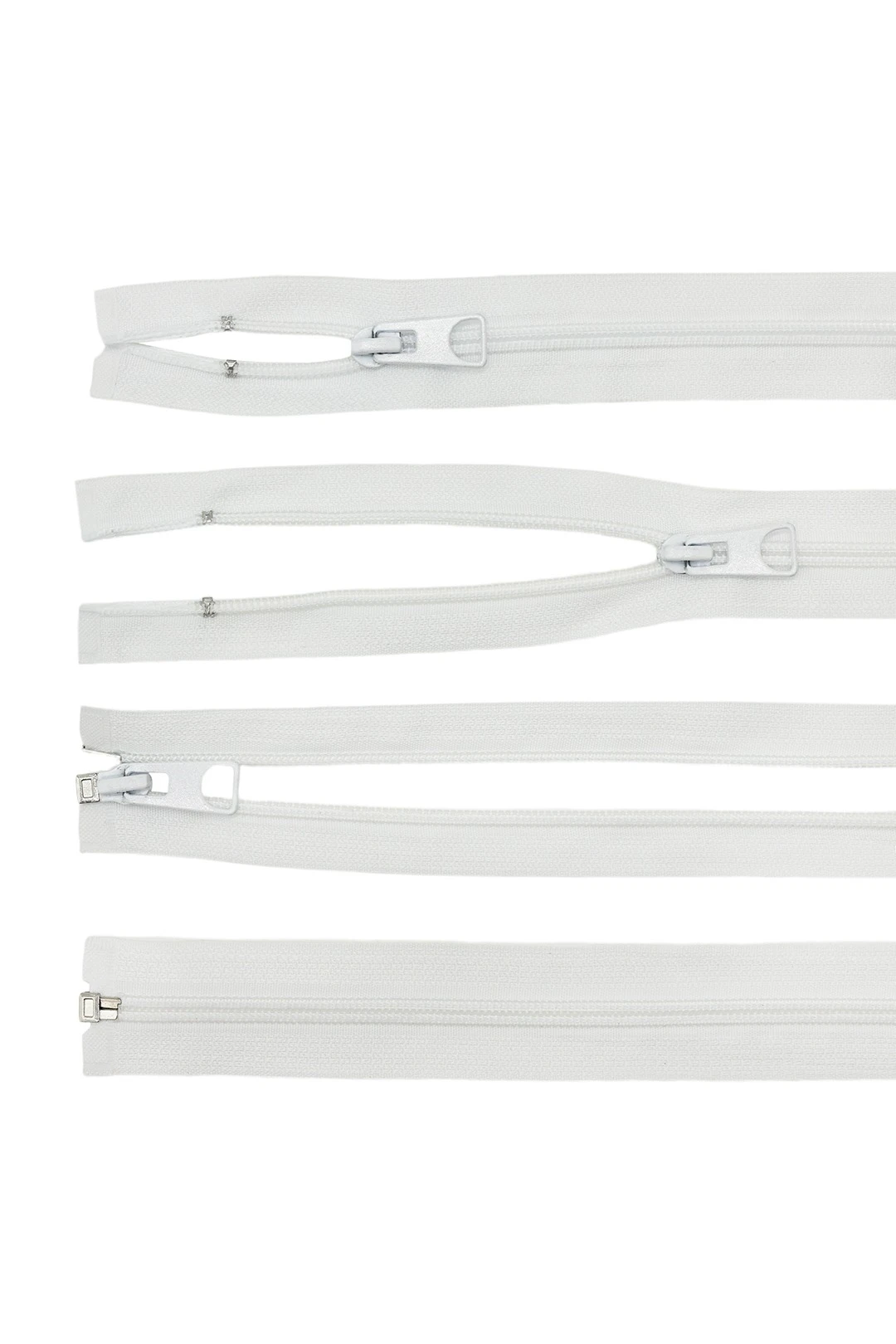 Купить молнию спиральную рaзъемную 80 см, тип 5, белую (Optic white)