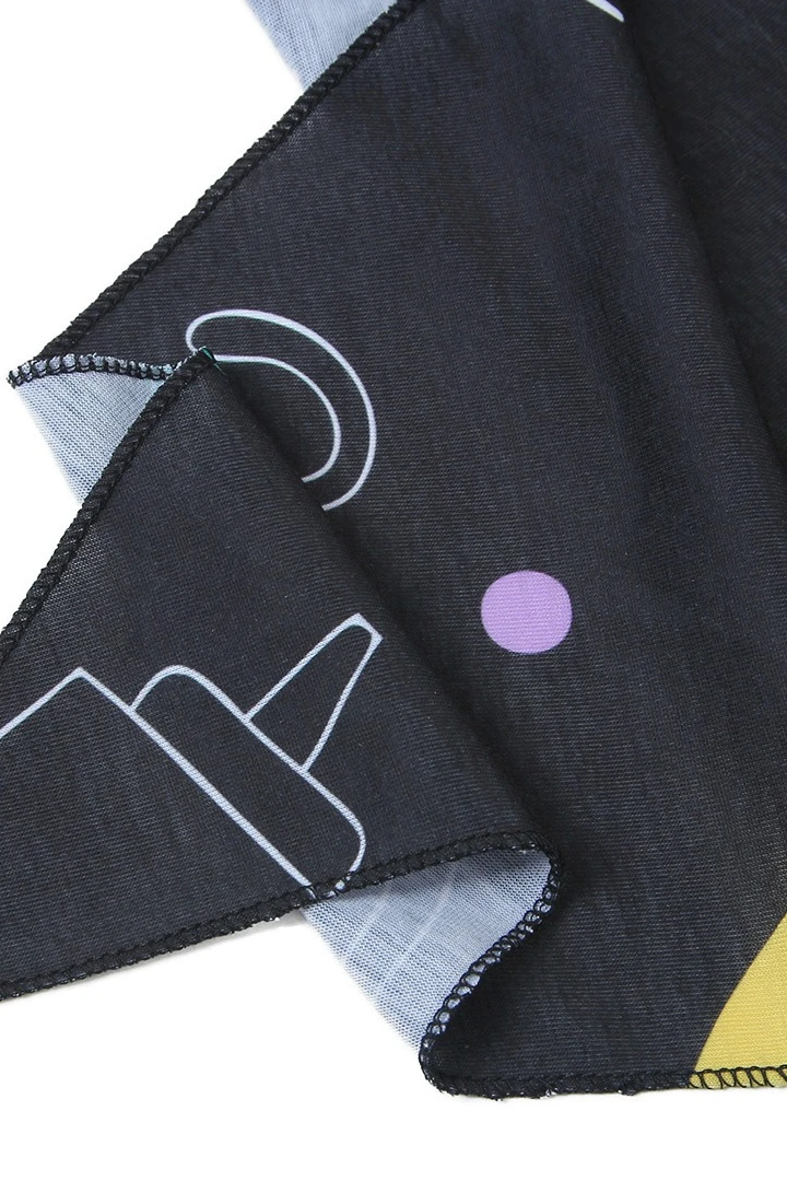 Бандана с полной запечаткой, полиэстер 60х60х90 см "Colorful"#8