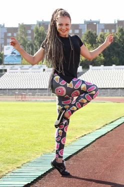 Купить комплект Сандей "Пончики на чёрном"