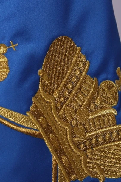 Знамя МВД РФ вышитое 100х150 см#2 Знамя МВД РФ вышитое 100х150 см#2