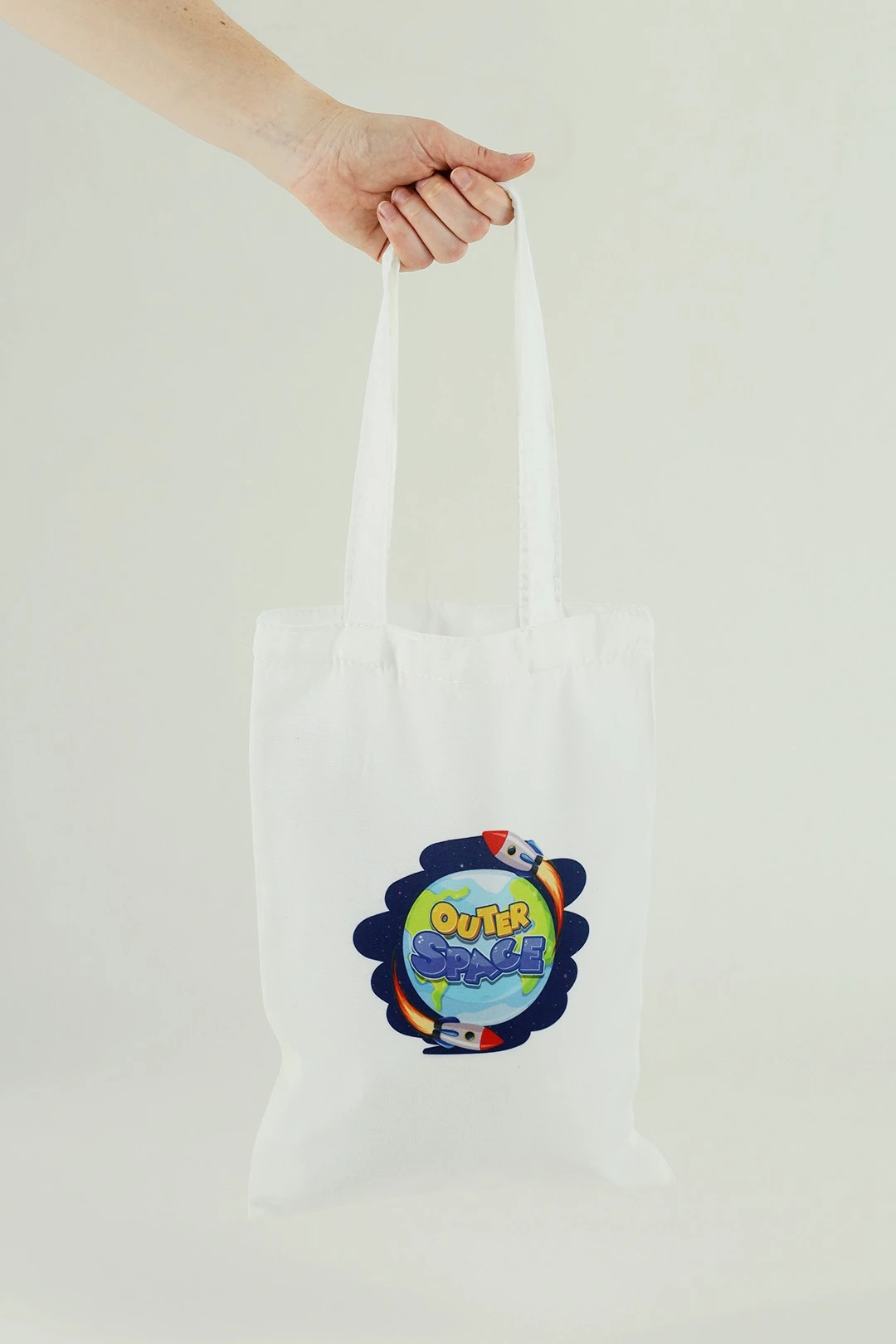 Сумка Румми из канваса, однотонная#3