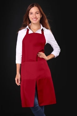 Купить фартук Капучино красный