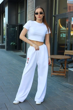 Брюки Льюис из футера унисекс, однотонные#2