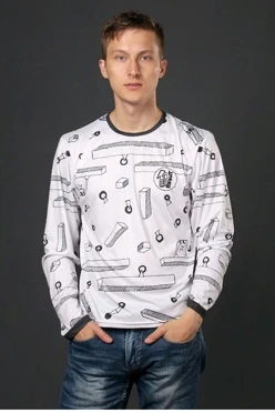 Купить лонгслив Гэлэкси Плюс унисекс ''12 комнат''