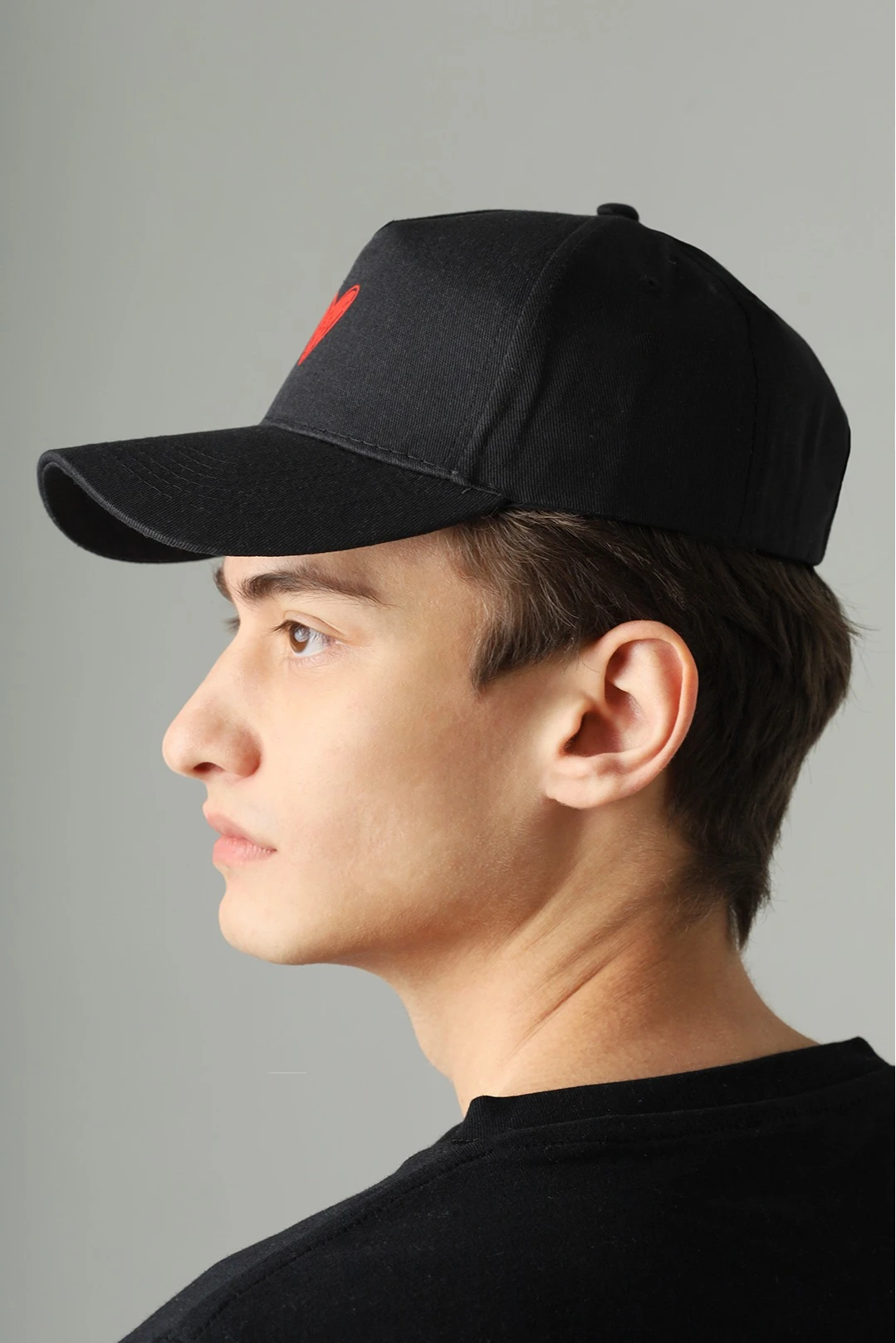 Бейсболка Актив пятиклинка взрослая, однотонная (хлопок) "Red Heart"#1 Бейсболка Актив пятиклинка взрослая, однотонная (хлопок) "Red Heart"#1