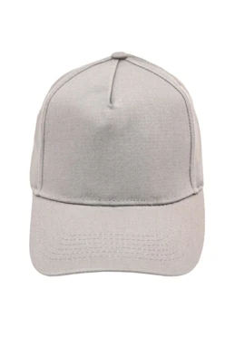 Купить бейсболку Актив пятиклинка взрослую, однотонную серую