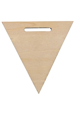 Медаль из фанеры Треугольник МФ8002 80 мм с гравировкой#2