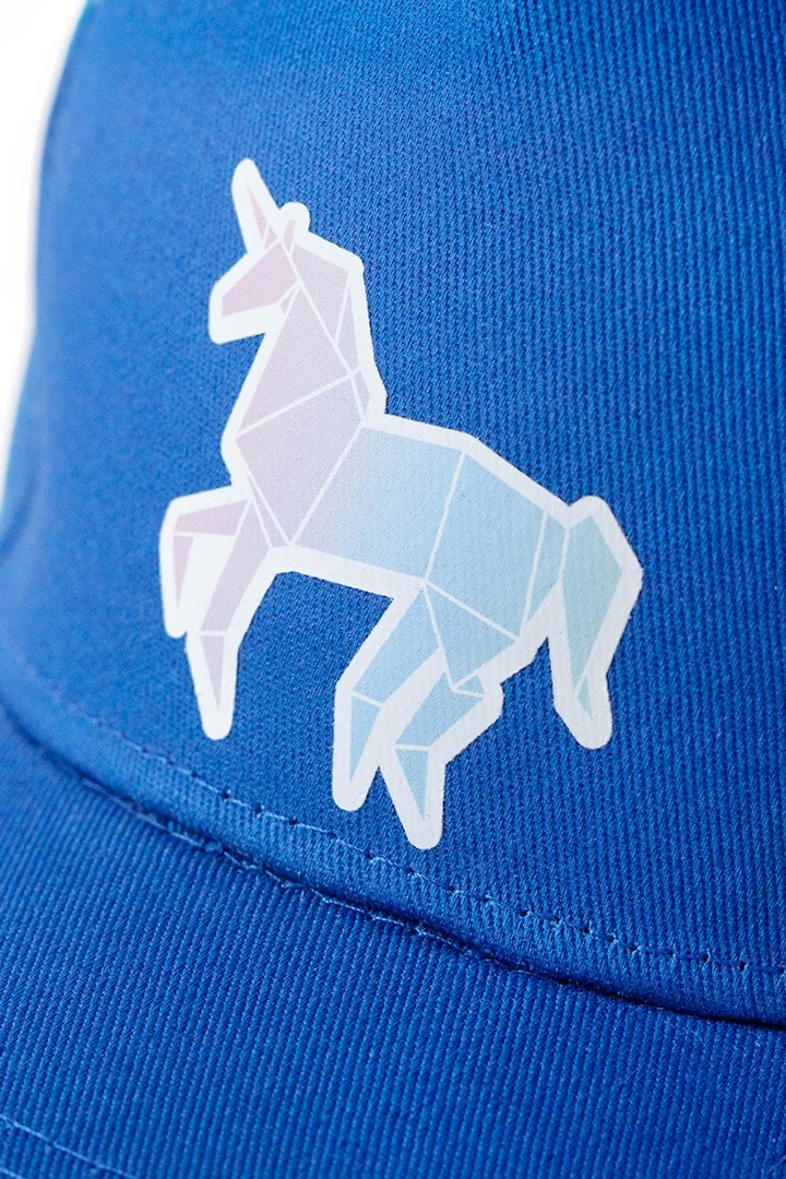 Бейсболка Актив пятиклинка взрослая, однотонная светло-синяя (хлопок)#2