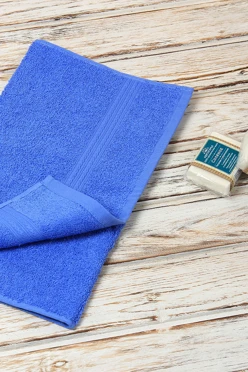 Купить полотенце махровое 40х70 см, синее