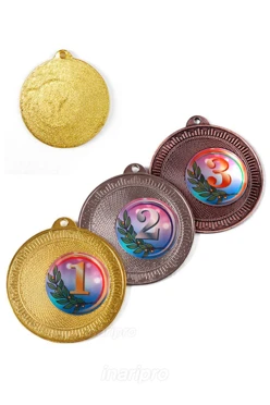 Медаль металлическая МК369 50мм с шильдом 25мм#2