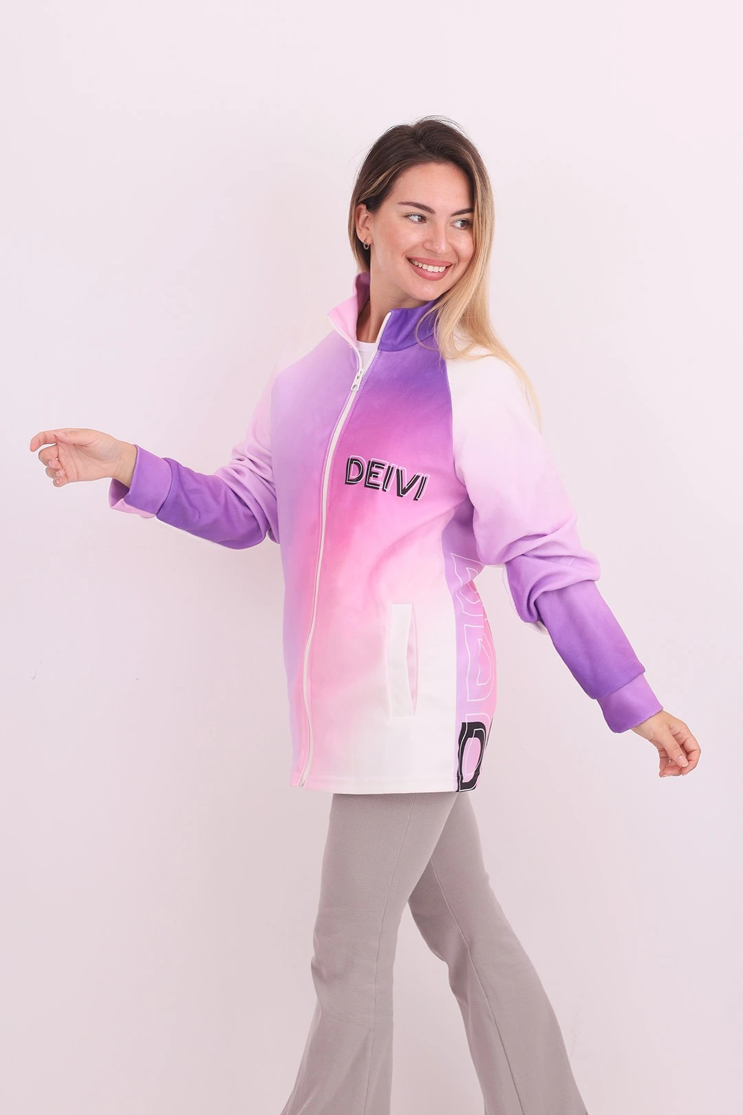 Толстовка Дэйви унисекс из флиса с полной запечаткой#4