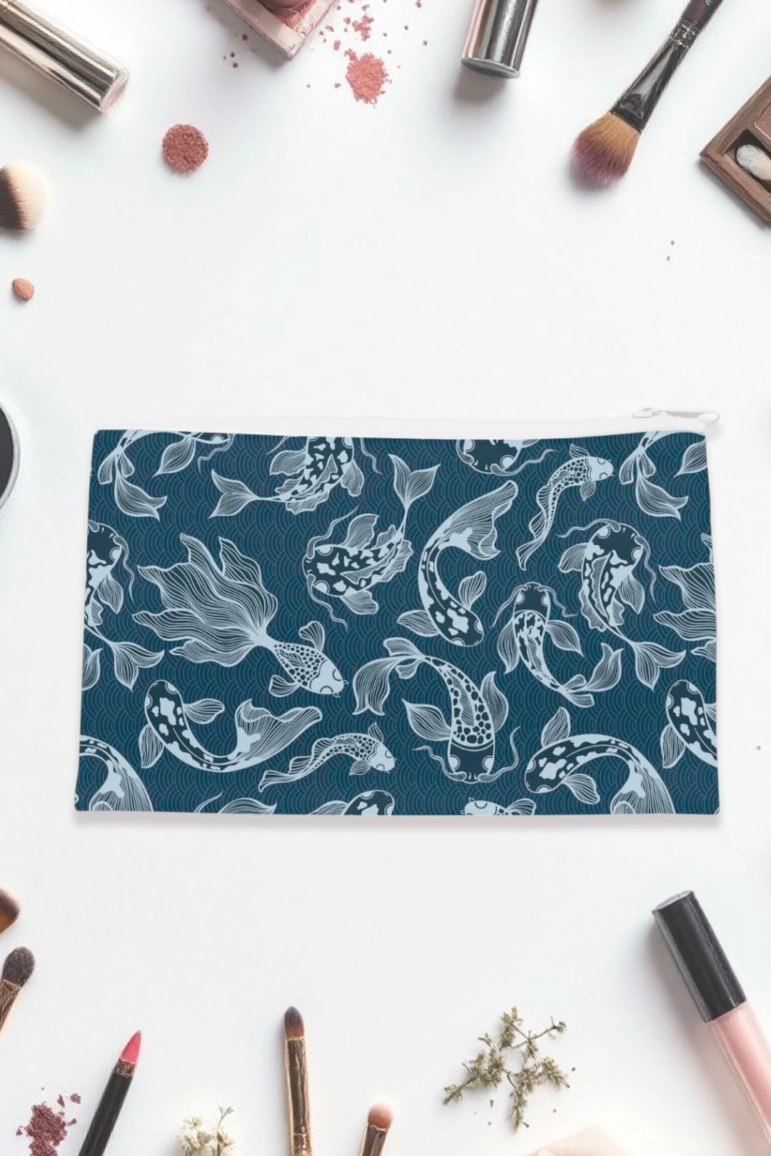 Купить косметичку Астра 22х13 см, с принтом "KOI"