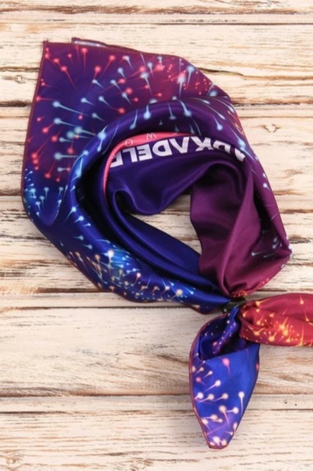 Платок Шанель 50х50 см, с полной запечаткой "ARKADELPHIA Fireworks"#4